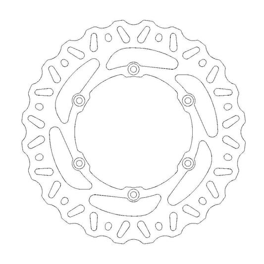 BRAKE DISC REAR MOTO MASTER NITRO 240MM SUZUKI RM125 06-10 RM250 06-10