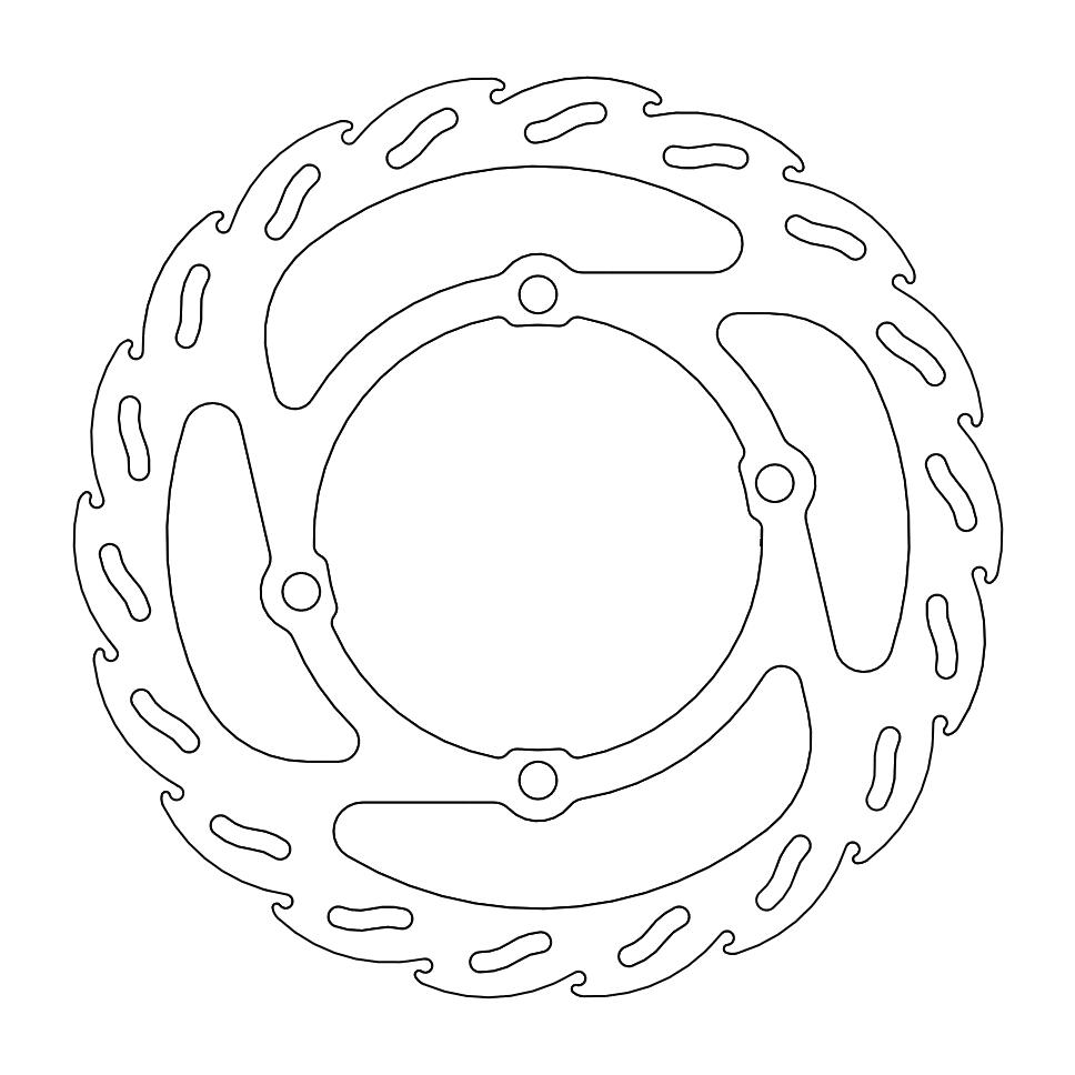 BRAKE DISC FRONT REAR MOTO MASTER FLAME 160MM GAS GAS HUSQVARNA KTM