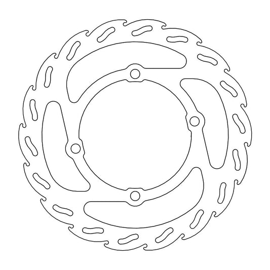 BRAKE DISC FRONT REAR MOTO MASTER FLAME 160MM GAS GAS HUSQVARNA KTM