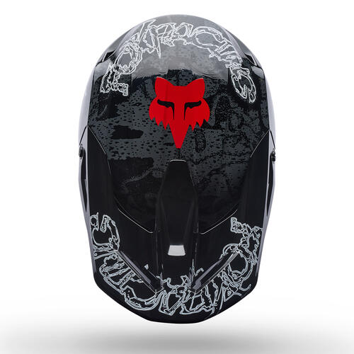 Fox Racing Moto 2027 V1 Abyss Helmet Black