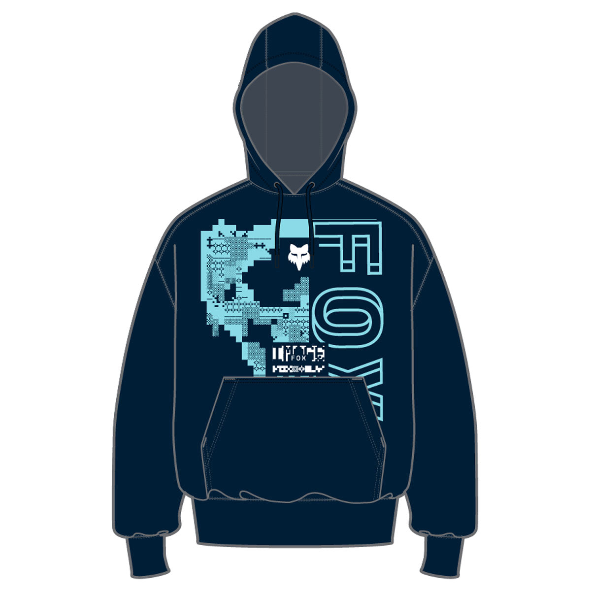 YTH Image Skull Fleece Pullover